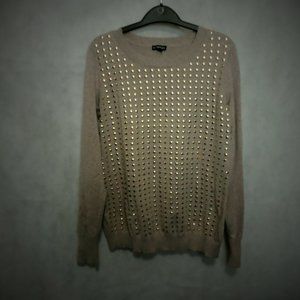 EXPRESS shirt with gold studs in front